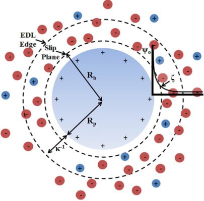 Electric Double Layer & Charge Distribution at Particle Surfaces